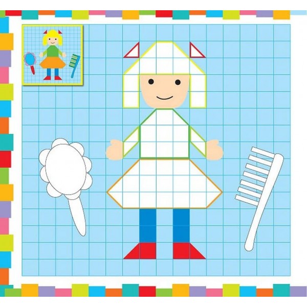 Супермозаїка з наліпок. Іграшки (українською мовою)