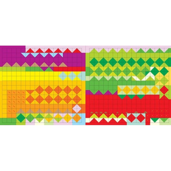 Супермозаїка з наліпок. Овочі. Фрукти (українською мовою)