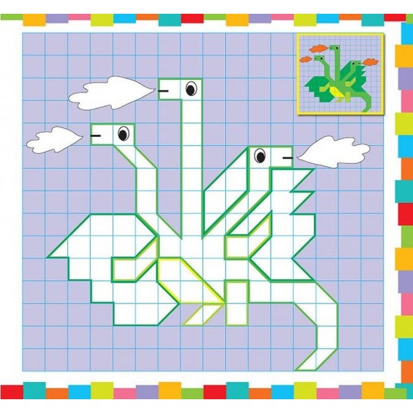 Супермозаїка з наліпок. Улюблені казки (українською мовою)