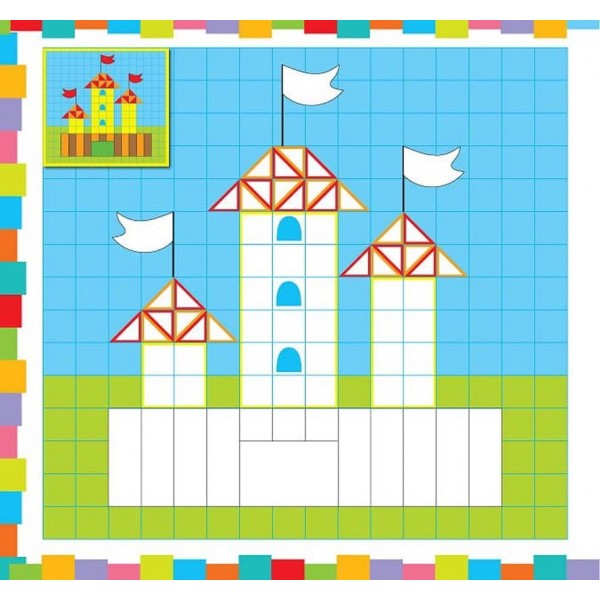 Супермозаїка з наліпок. Улюблені казки (українською мовою)