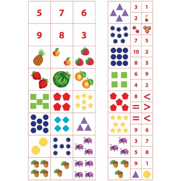 Тренажер дошкільника. Учимося лічити (з наліпками)