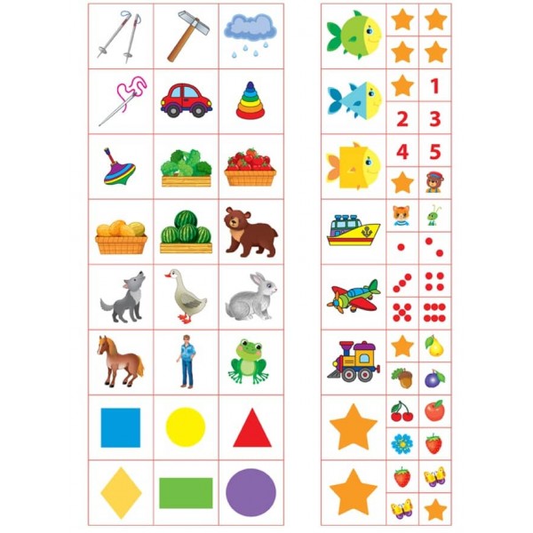 Тренажер дошкільника. Учимося логічно мислити (з наліпками)
