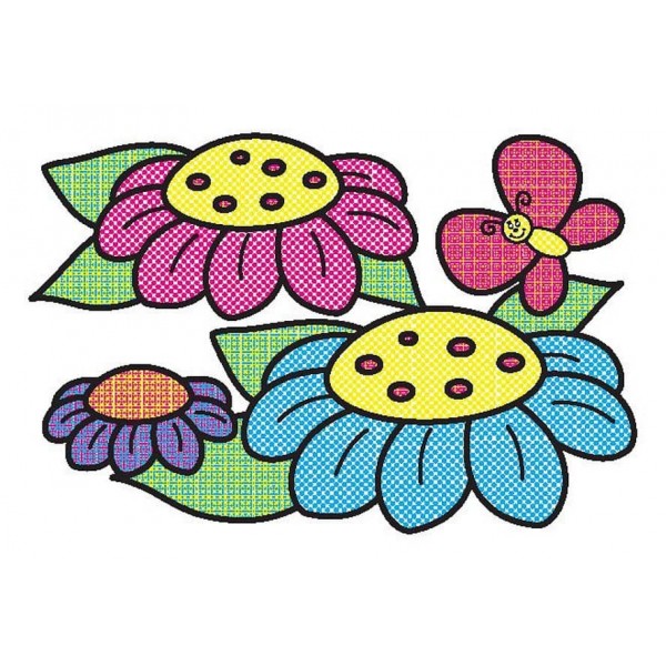 Водні розмальовки. Чарівні квіточки