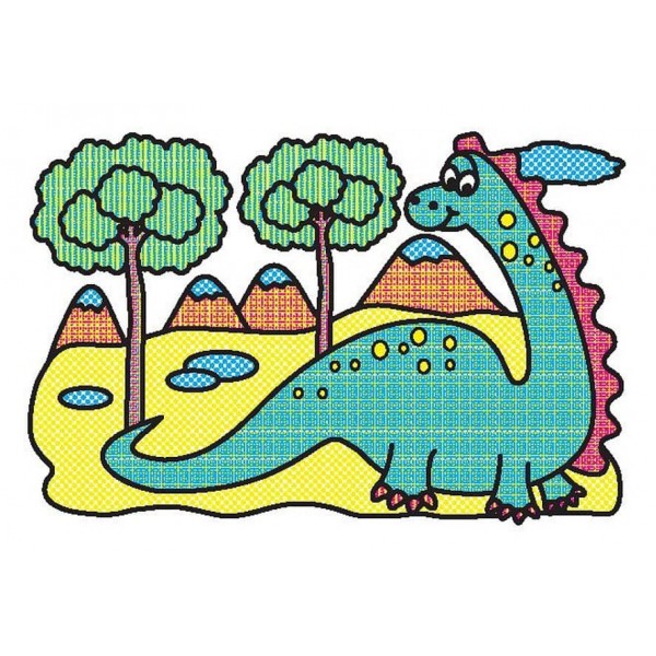 Водні розмальовки. Динозаври