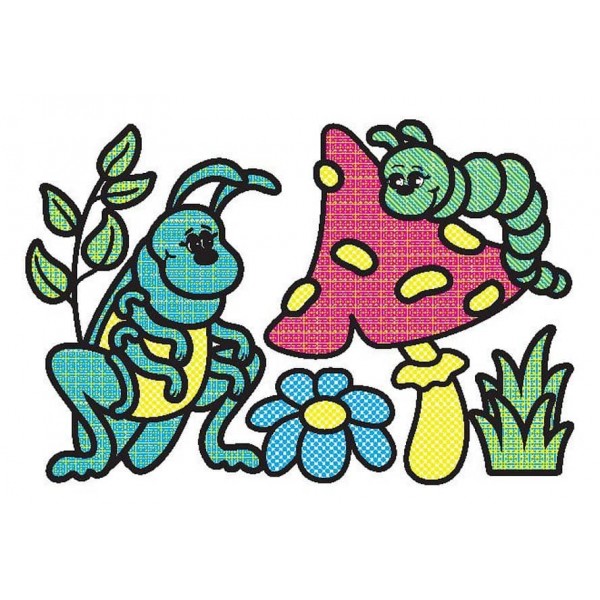 Водні розмальовки. Жучки та комашки