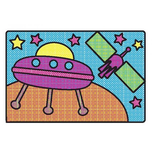 Водні розмальовки. Загадковий космос