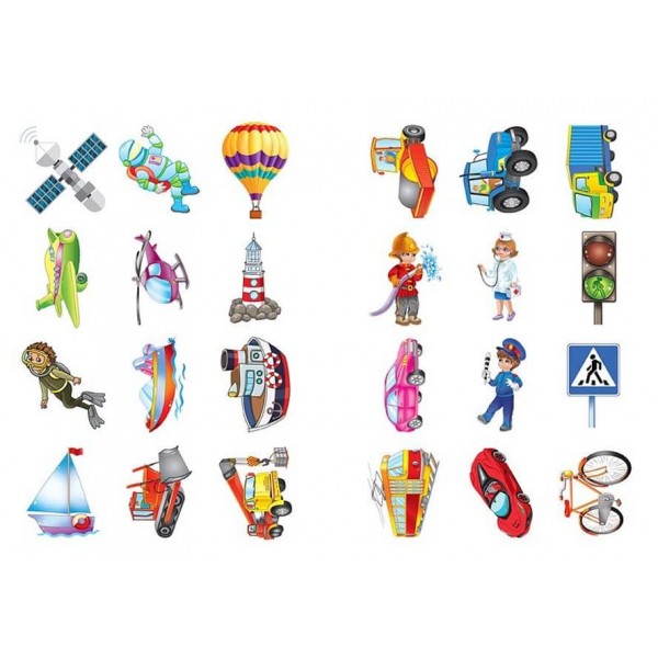 Я читаю по складах. Ми їдемо, пливемо, летимо. Книжка з наліпками (українською мовою)