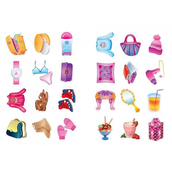 Я читаю по складах. Маленька модниця. Книжка з наліпками (українською мовою)