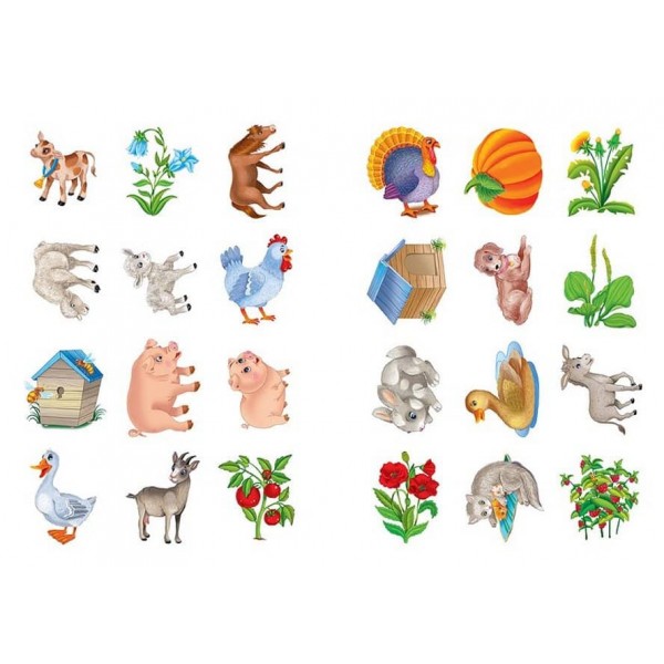 Я читаю по складах. Пригоди на фермі. Книжка з наліпками (українською мовою)