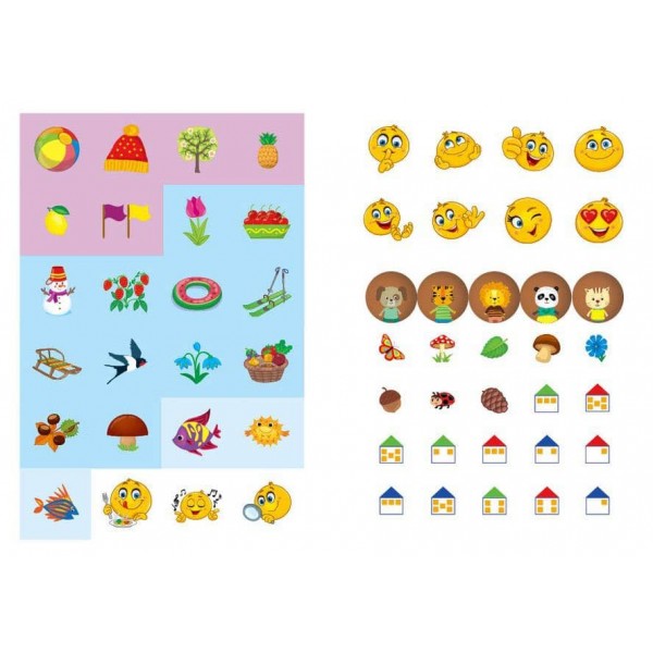 Завдання-5-хвилинки. Логіка. 6+ (з наліпками)